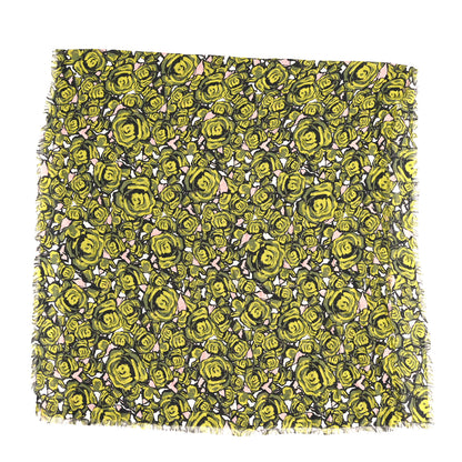 Louis Vuitton Wool Silk Cashmere Rock N Roses Stole 2 of 3