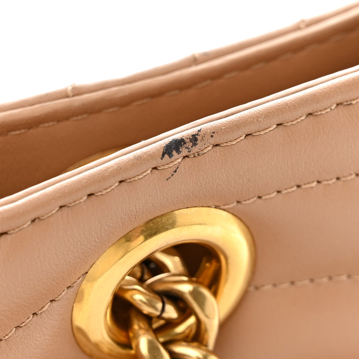 Calfskin New Wave Chain Tote Noisette