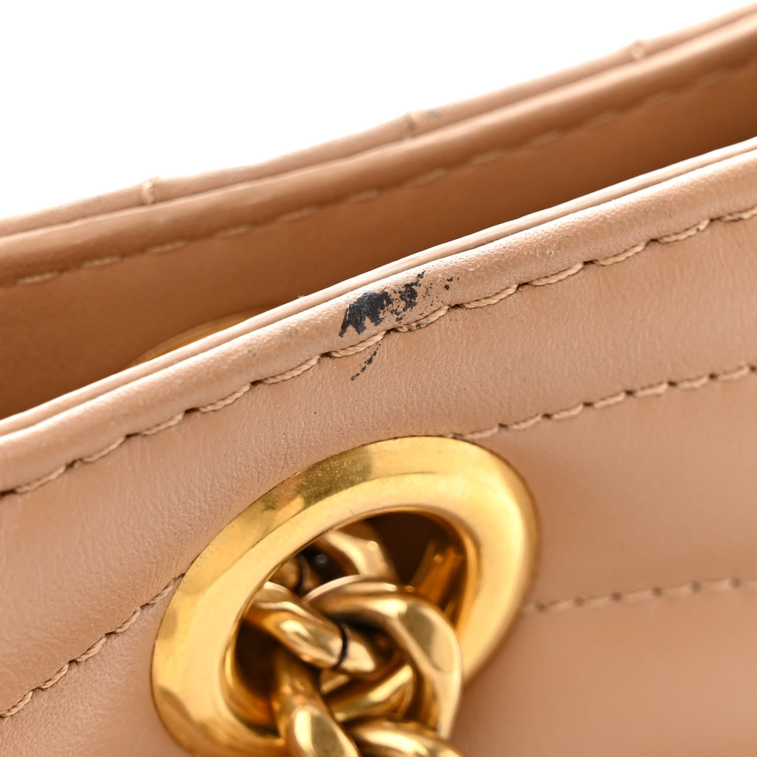 Louis Vuitton Calfskin New Wave Chain Tote Noisette 13 of 14