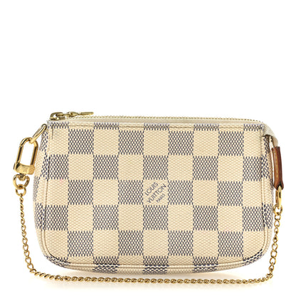 Louis Vuitton Damier Azur Mini Pochette Accessories 1 of 11