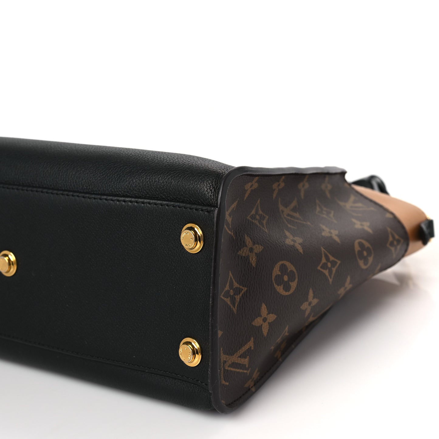 Calfskin Monogram On My Side Black