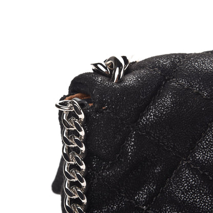 Stella McCartney Shaggy Deer Quilted Small Beckett Chain Shoulder Bag Black 9 of 9