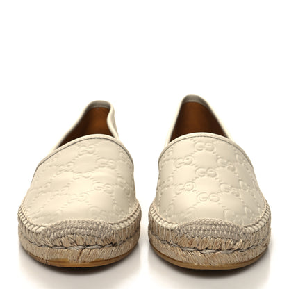 Gucci Guccissima Signature Espadrilles 37 Mystic White 2 of 9