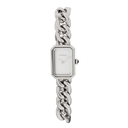 Chanel Stainless Steel Mother of Pearl 20mm Chain Premiere Quartz Watch 1 of 5