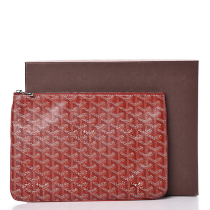 Goyard Goyardine Senat Pochette MM Red 11 of 11