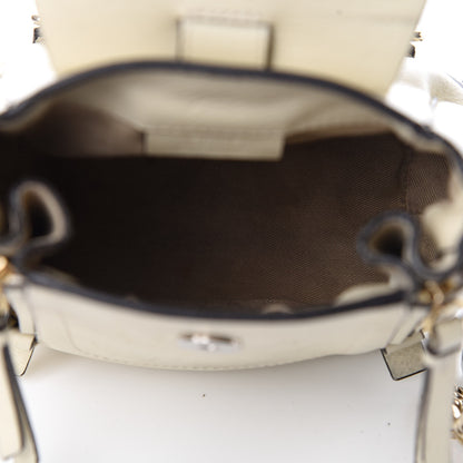 Chloe Suede Calfskin Small Faye Backpack Off White 4 of 10