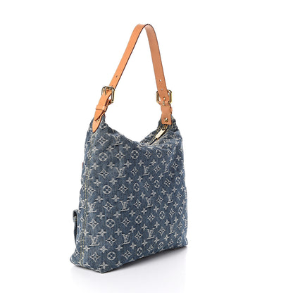 Louis Vuitton Denim Baggy GM Blue 2 of 8