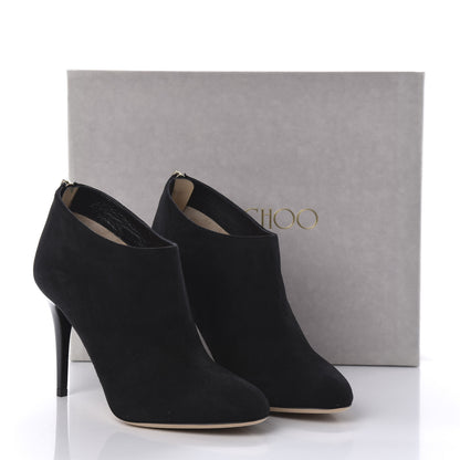 Jimmy Choo Suede Mendez Ankle Boots 37.5 Black 8 of 8