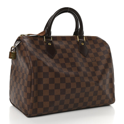 Louis Vuitton Damier Ebene Speedy 30 3 of 10