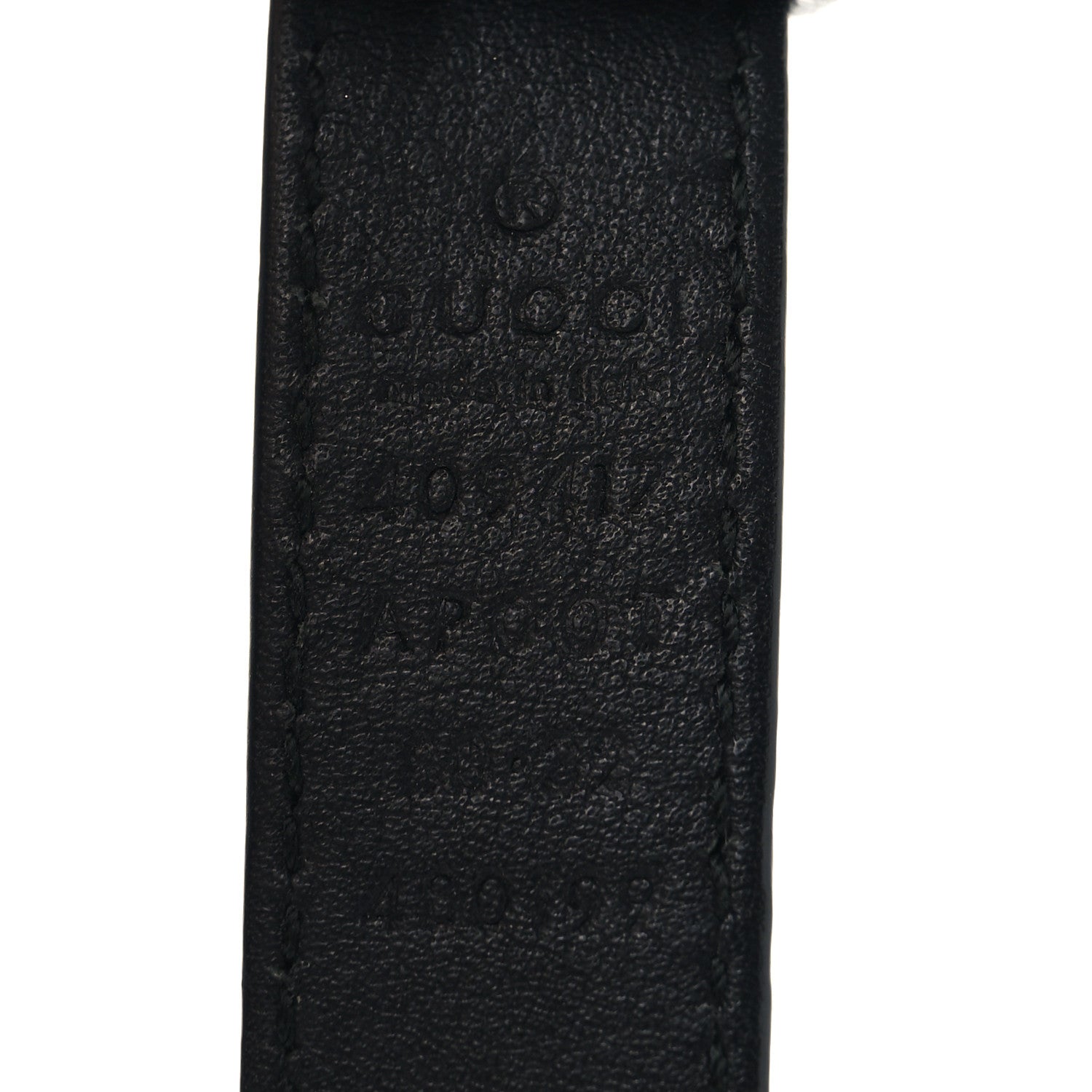 Gucci Calfskin Double G 20mm Belt 80 32 Black 5 of 5