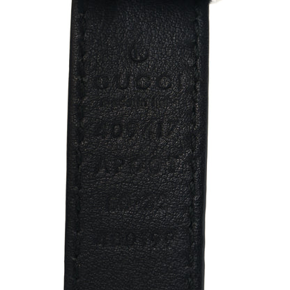 Gucci Calfskin Double G 20mm Belt 80 32 Black 5 of 5
