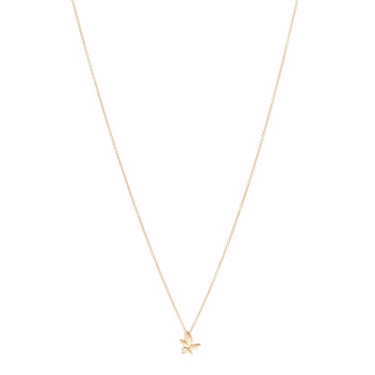 Tiffany 18K Rose Gold Diamond Paloma Picasso Olive Leaf Pendant Necklace 1 of 5