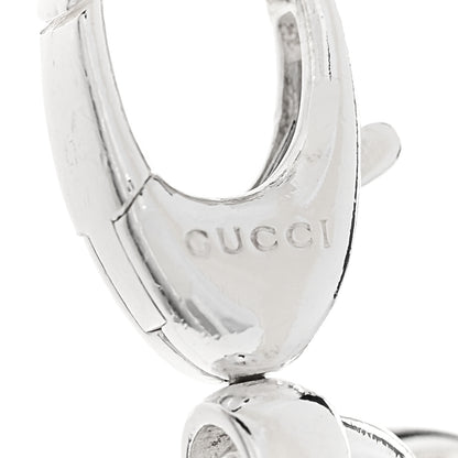 Gucci Sterling Silver G Heart Charm Link Bracelet 4 of 6
