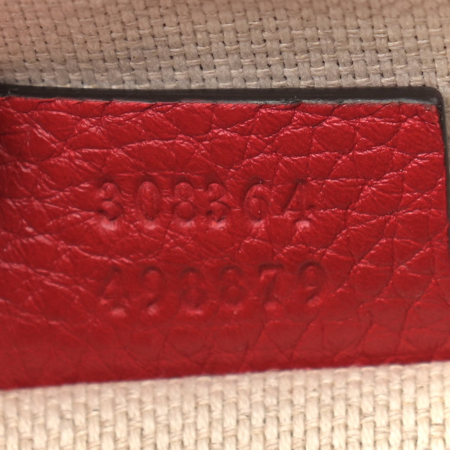 Pebbled Calfskin Small Soho Disco Bag Tabasco Red