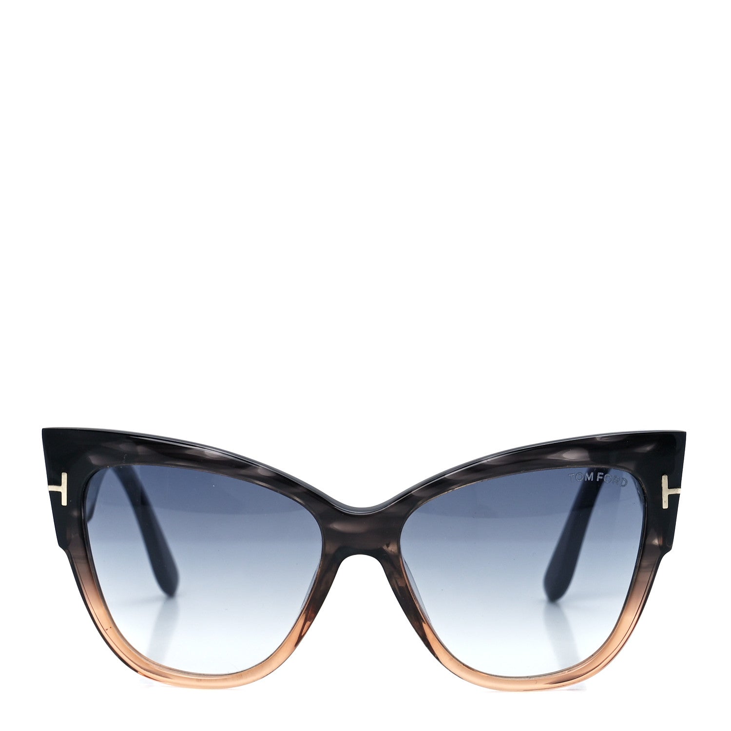 Tom Ford Anoushka Sunglasses TF371 Melange Grey Peach 2 of 7
