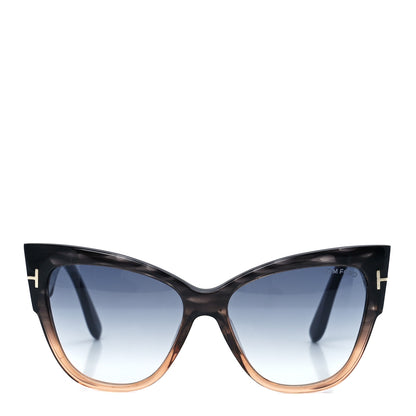 Tom Ford Anoushka Sunglasses TF371 Melange Grey Peach 2 of 7