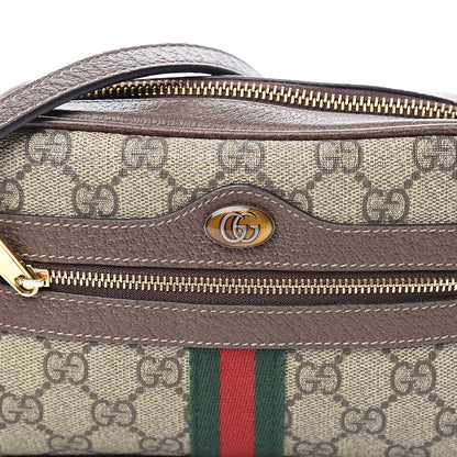 Gucci GG Supreme Monogram Web Mini Ophidia Shoulder Bag Brown 9 of 9