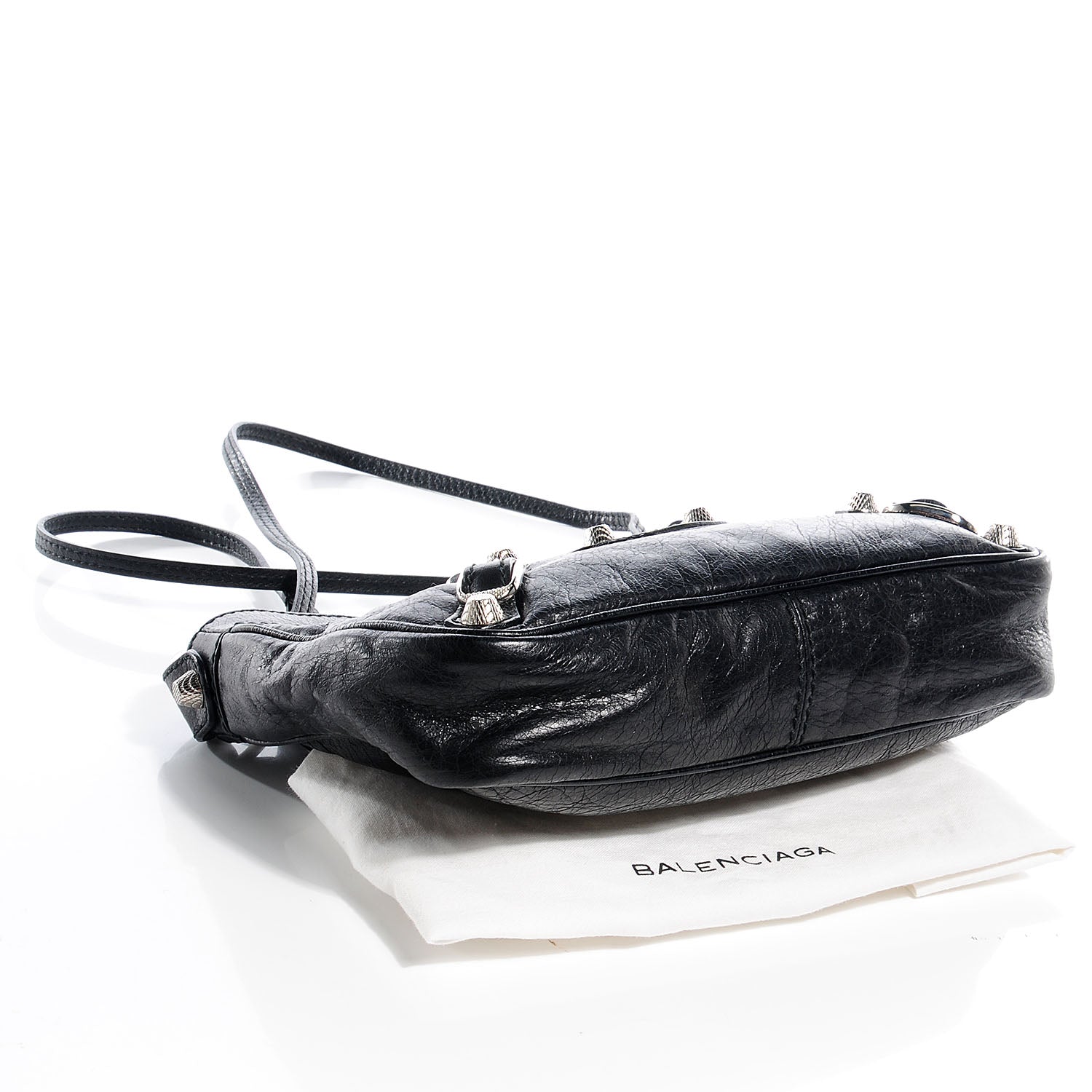 Balenciaga Agneau Giant 12 Silver Hardware Hip Black 4 of 10