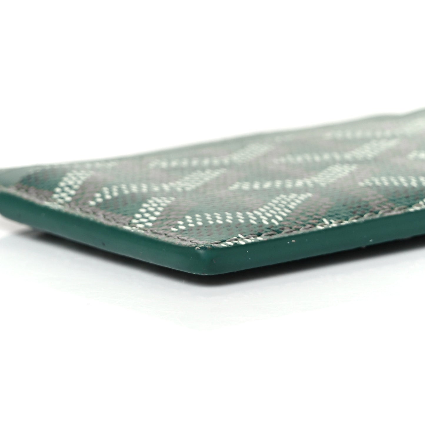 Goyardine Saint Sulpice Card Holder Green