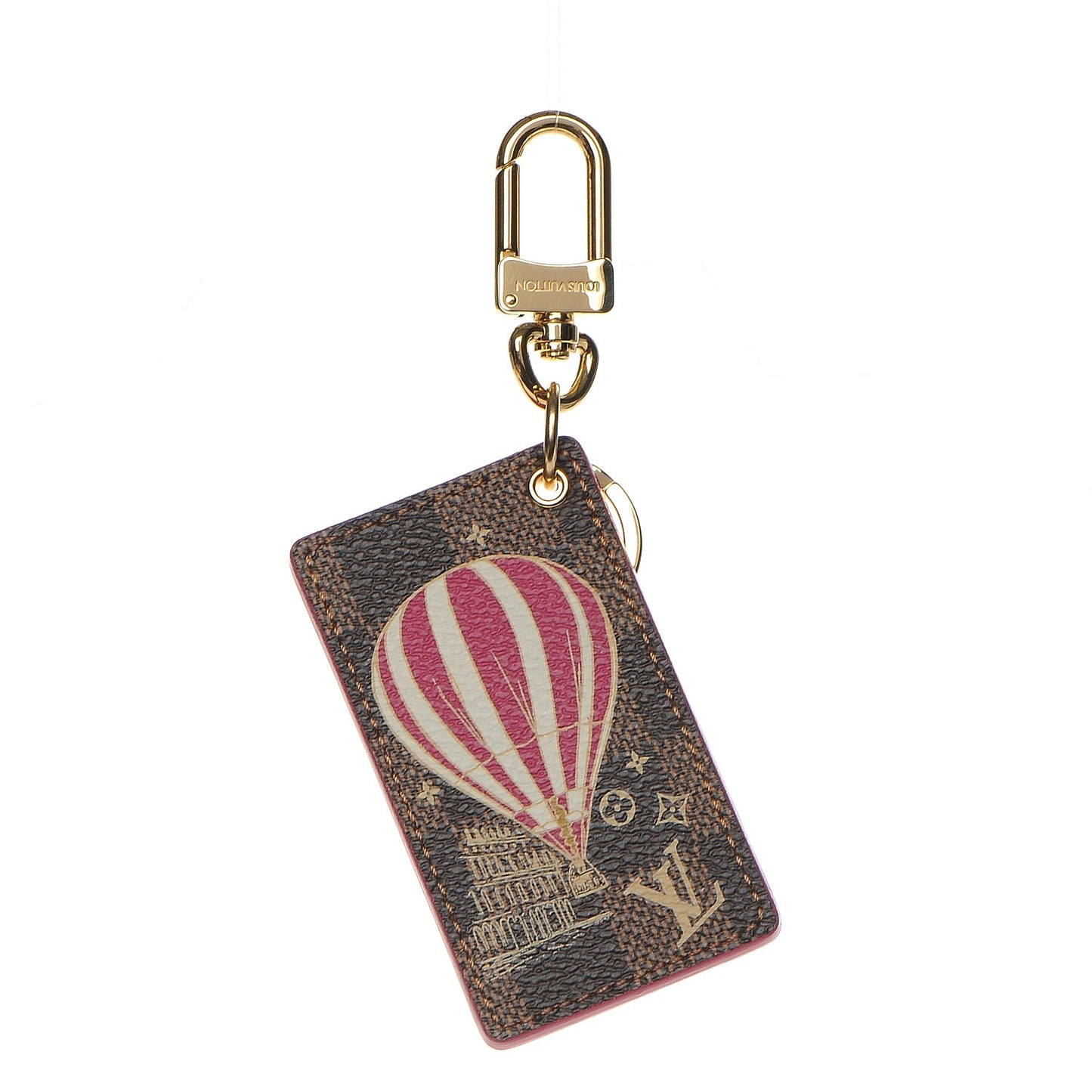 Damier Ebene Illustre Air Balloon Bag Charm Grenade