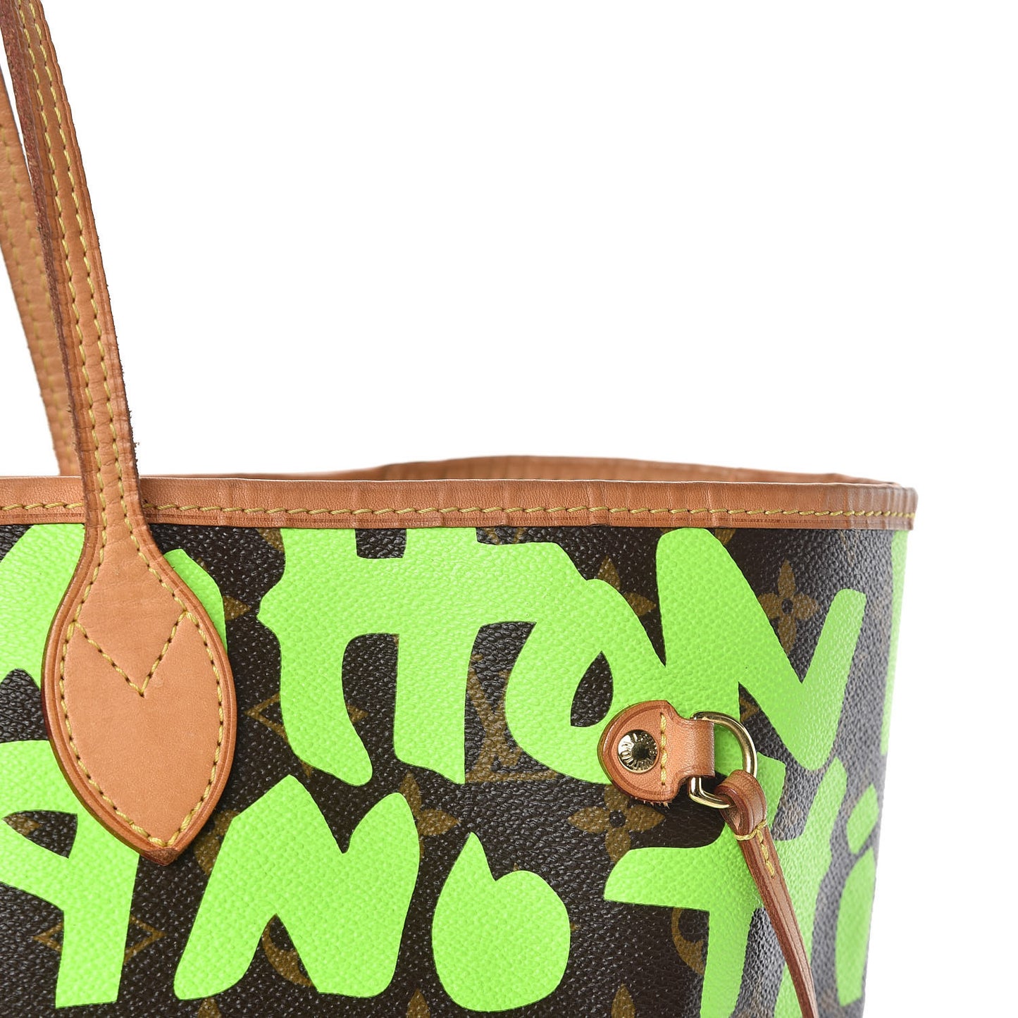 Monogram Graffiti Neverfull GM Green