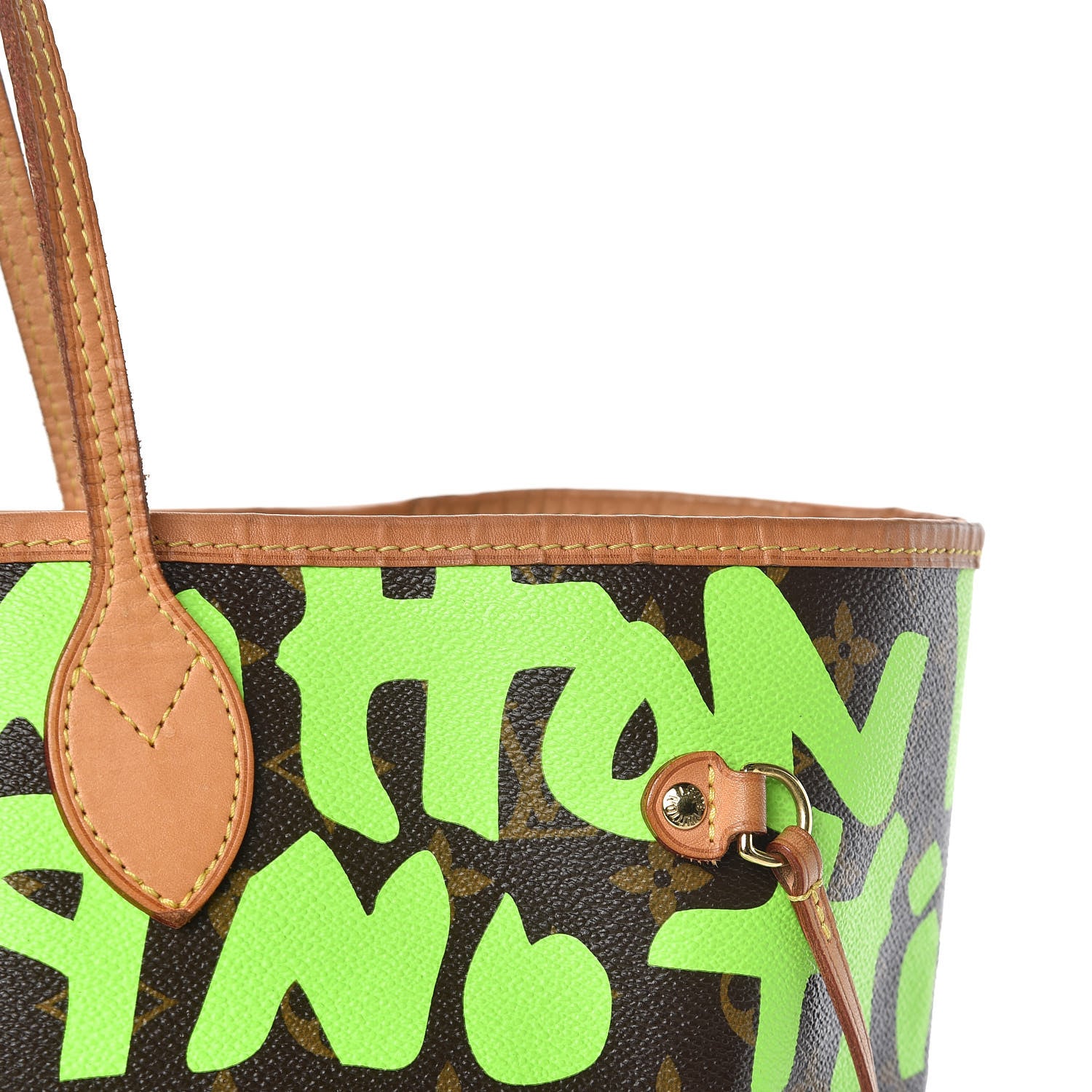 Louis Vuitton Monogram Graffiti Neverfull GM Green 11 of 20