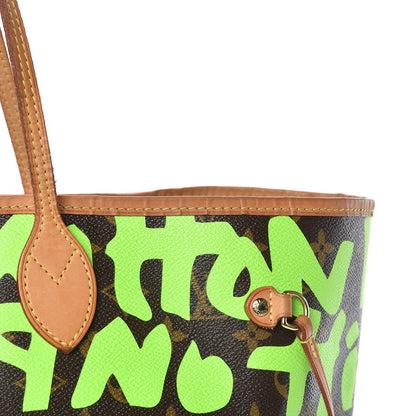 Louis Vuitton Monogram Graffiti Neverfull GM Green 11 of 20