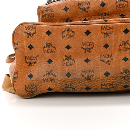 MCM Visetos Studded Large Stark M Backpack Cognac 10 of 12