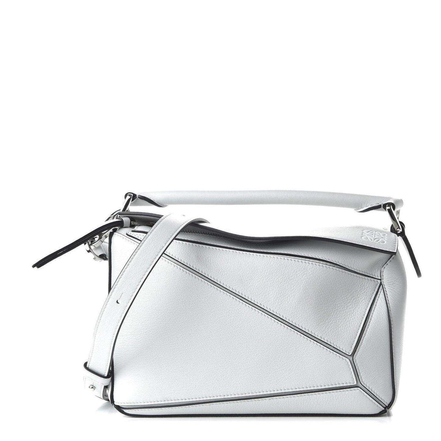 Calfskin Small Puzzle Bag Kaolin
