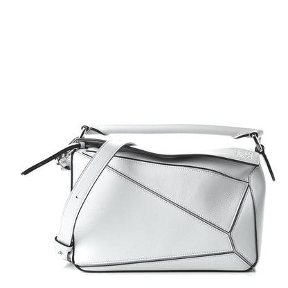 Loewe Calfskin Small Puzzle Bag Kaolin 1 of 8