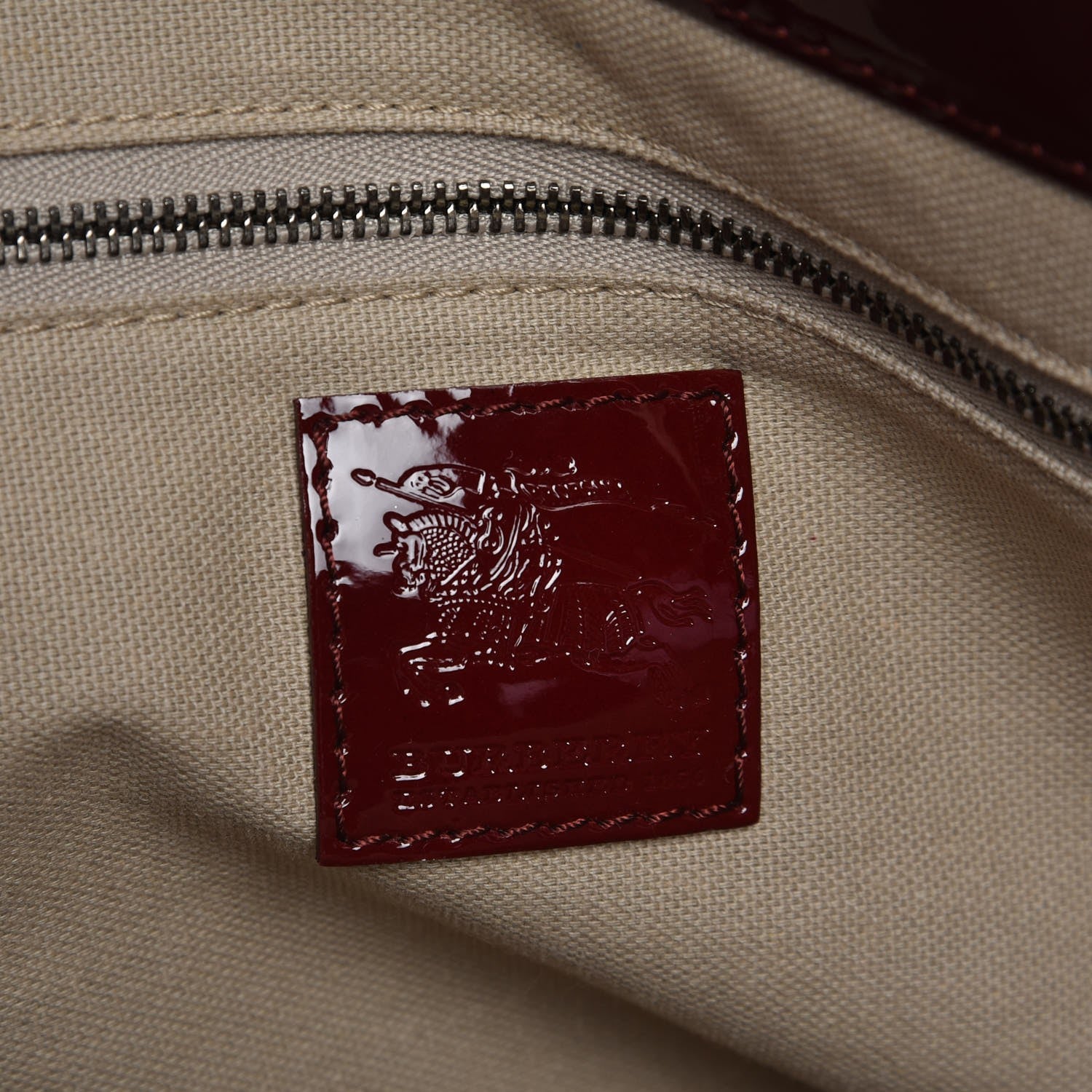 Burberry Nova Check Heart Gracie Diaper Tote Berry Red 6 of 8