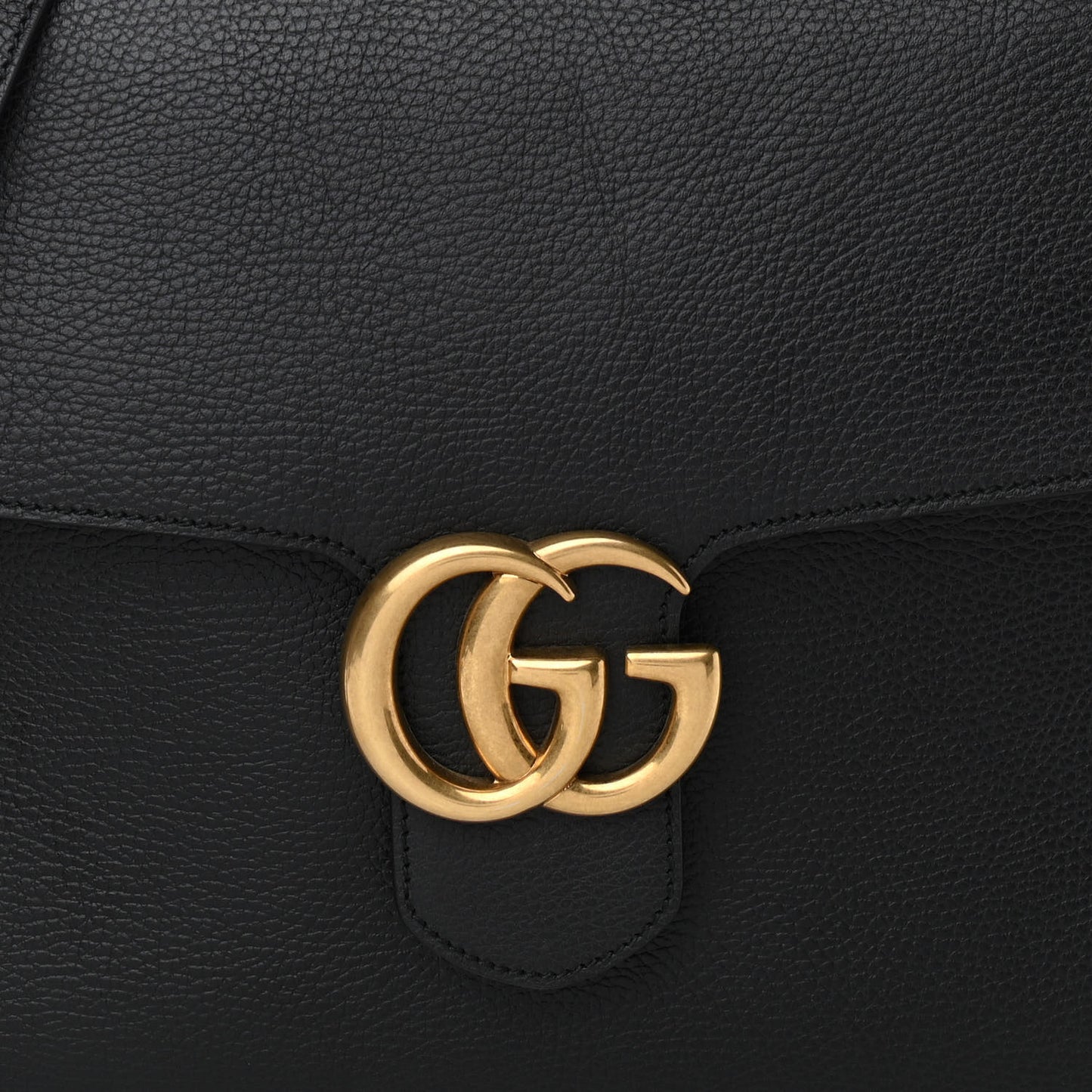 Dollar Calfskin GG Marmont Briefcase Black