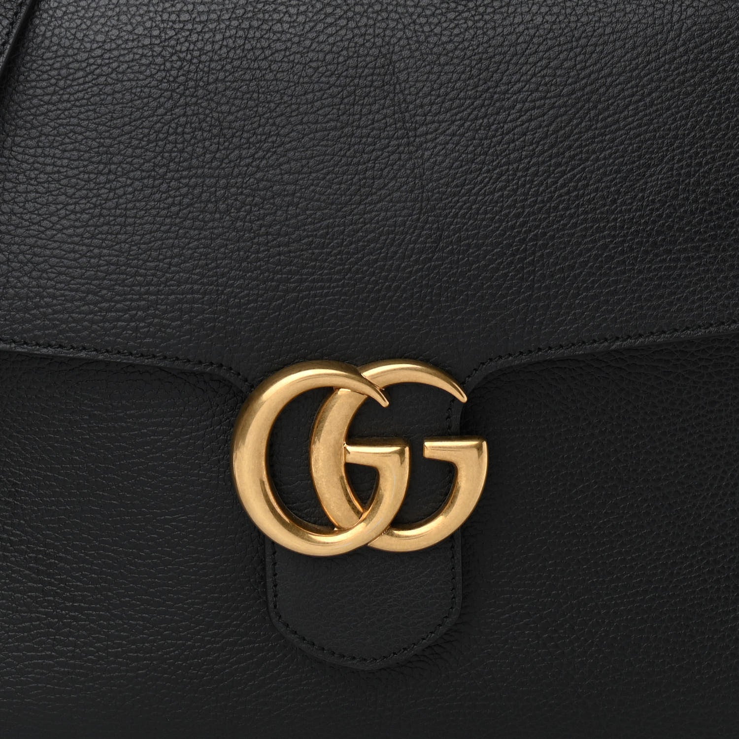 Gucci Dollar Calfskin GG Marmont Briefcase Black 7 of 9