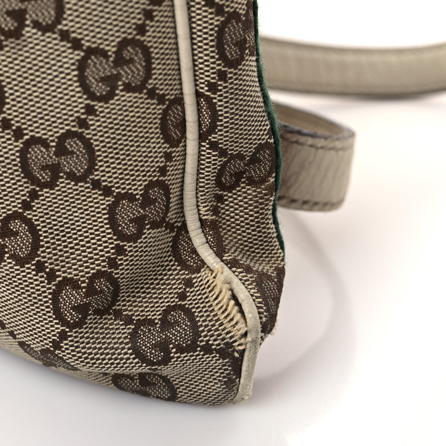 Gucci Monogram Web Jolicoeur Charms Messenger White 14 of 14