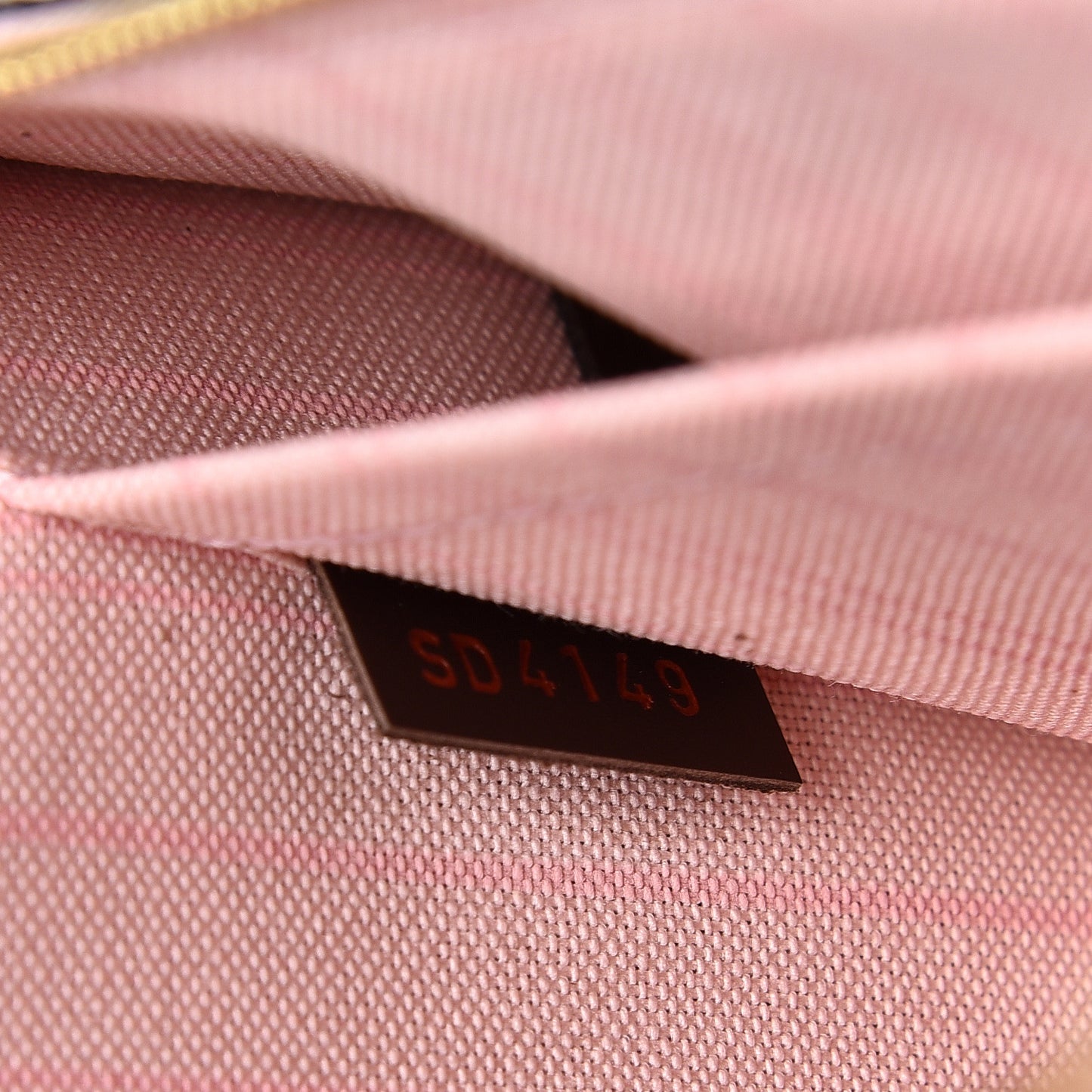 Damier Ebene Neverfull MM GM Pochette Rose Ballerine