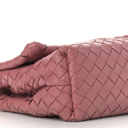 Bottega Veneta Nappa Intrecciato Baby Olimpia Shoulder Bag Rose Pink 8 of 9