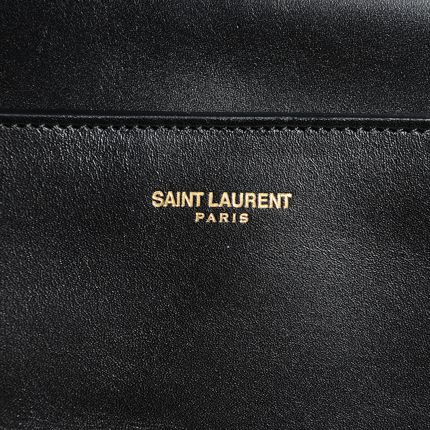 Saint Laurent Calfskin Classic Duffle 24 Black 8 of 8