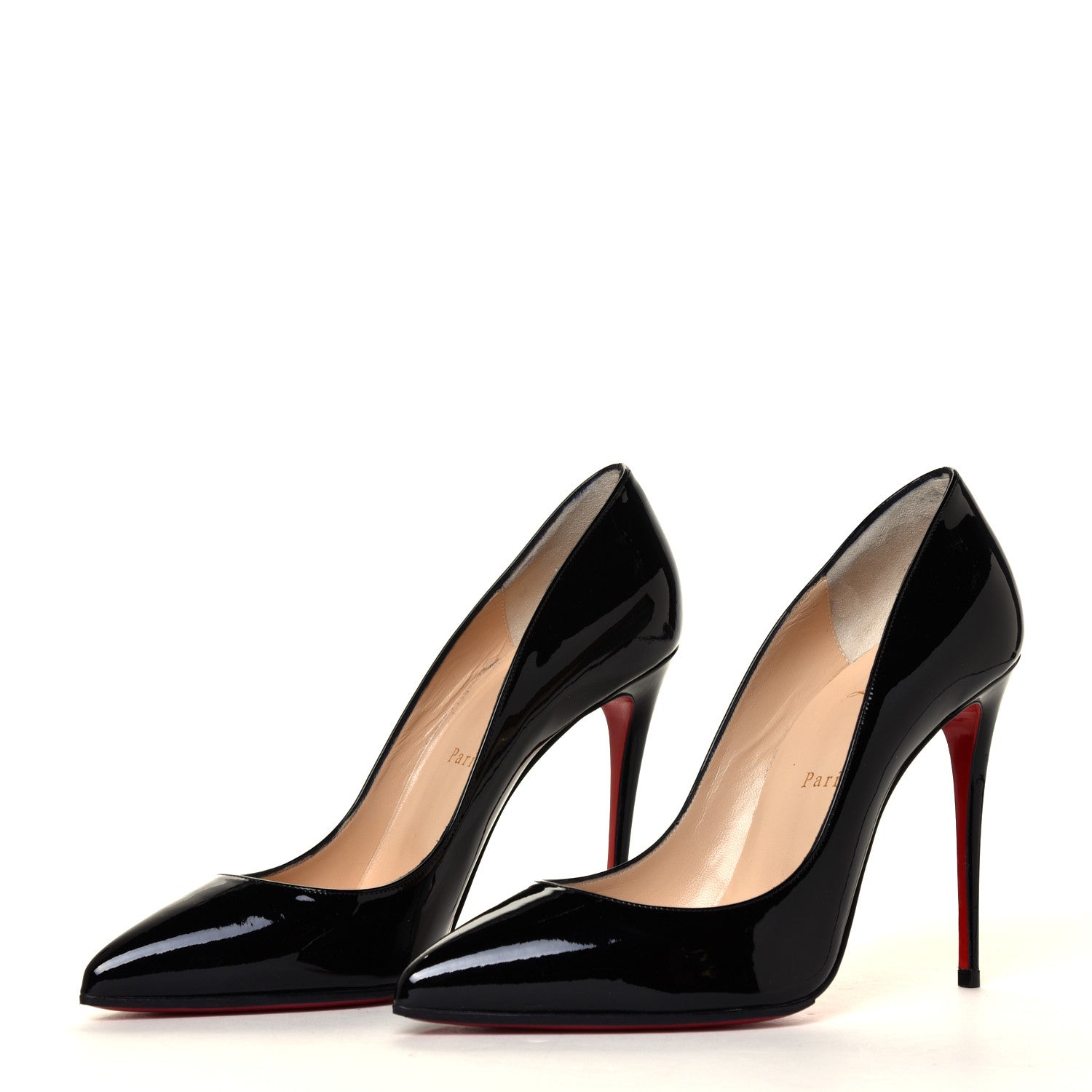Christian Louboutin Patent Pigalle Follies 100 Pumps 39.5 Black 6 of 12