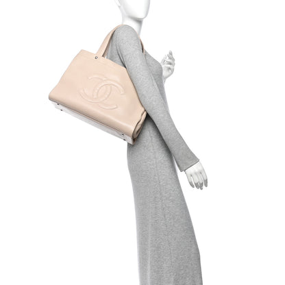 Chanel Caviar CC Tote Beige 2 of 10