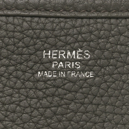 Hermes Taurillon Clemence Evelyne III GM Etain 6 of 10
