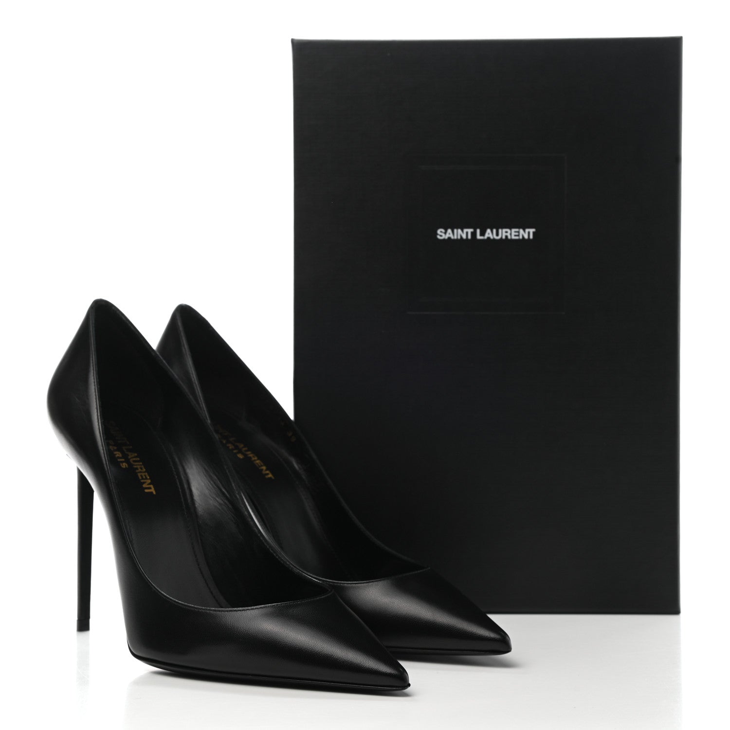 Saint Laurent Calfskin Zoe 105 Pumps 39 Black 11 of 11