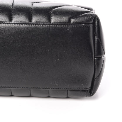 Saint Laurent Calfskin Y Quilted Monogram Medium Loulou Chain Satchel Black 12 of 15