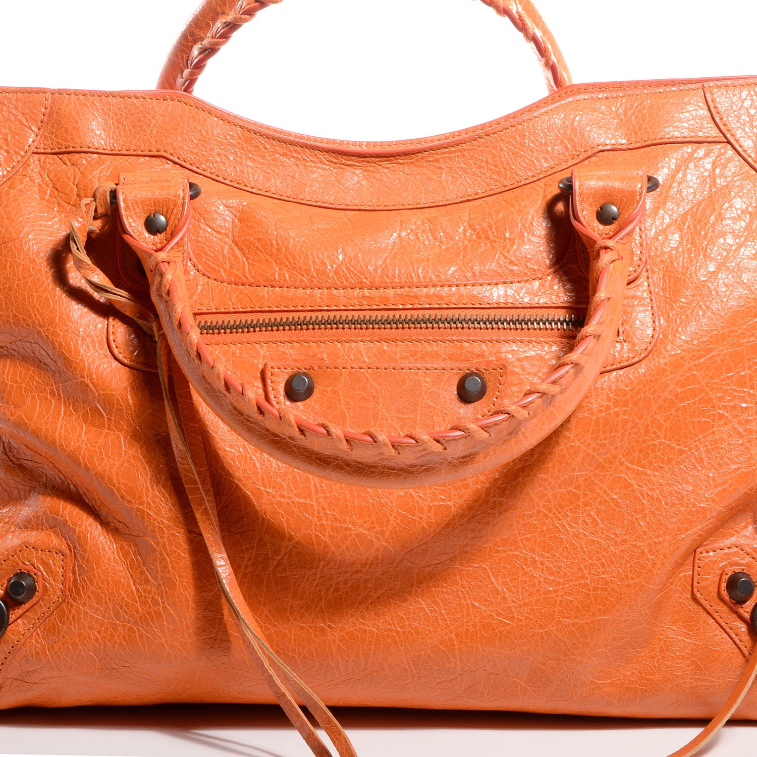 Balenciaga Agneau City Tangerine 9 of 10