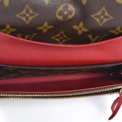 Louis Vuitton Monogram Emilie Wallet Red 5 of 7