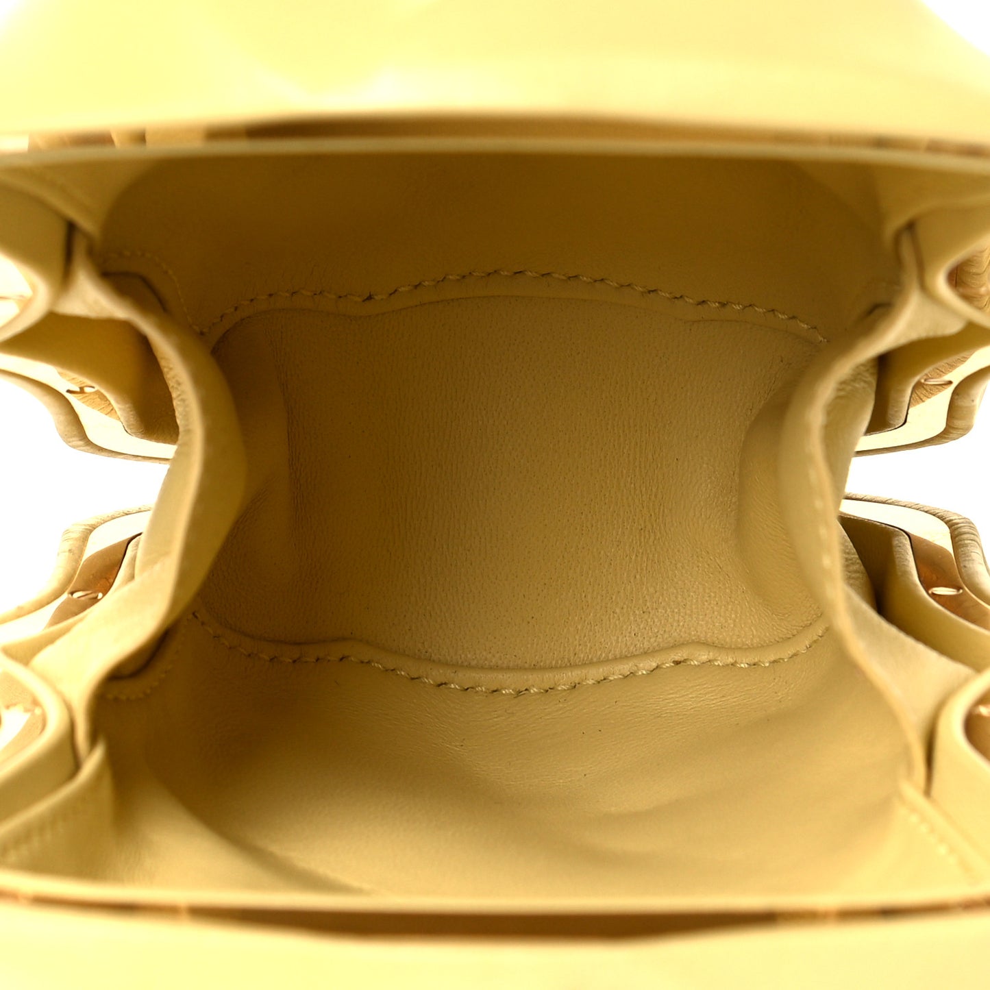 Calfskin The Whirl Bag Yellow
