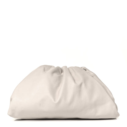 Bottega Veneta Smooth Butter Calf The Pouch Oversized Clutch Mist 1 of 9