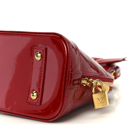 Louis Vuitton Vernis Alma BB Cherry 10 of 10