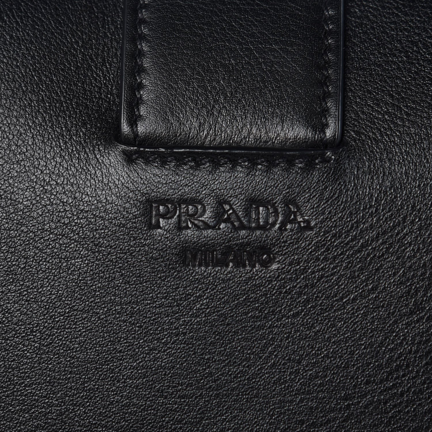 Prada Vitello Crossbody Bag Black 6 of 10