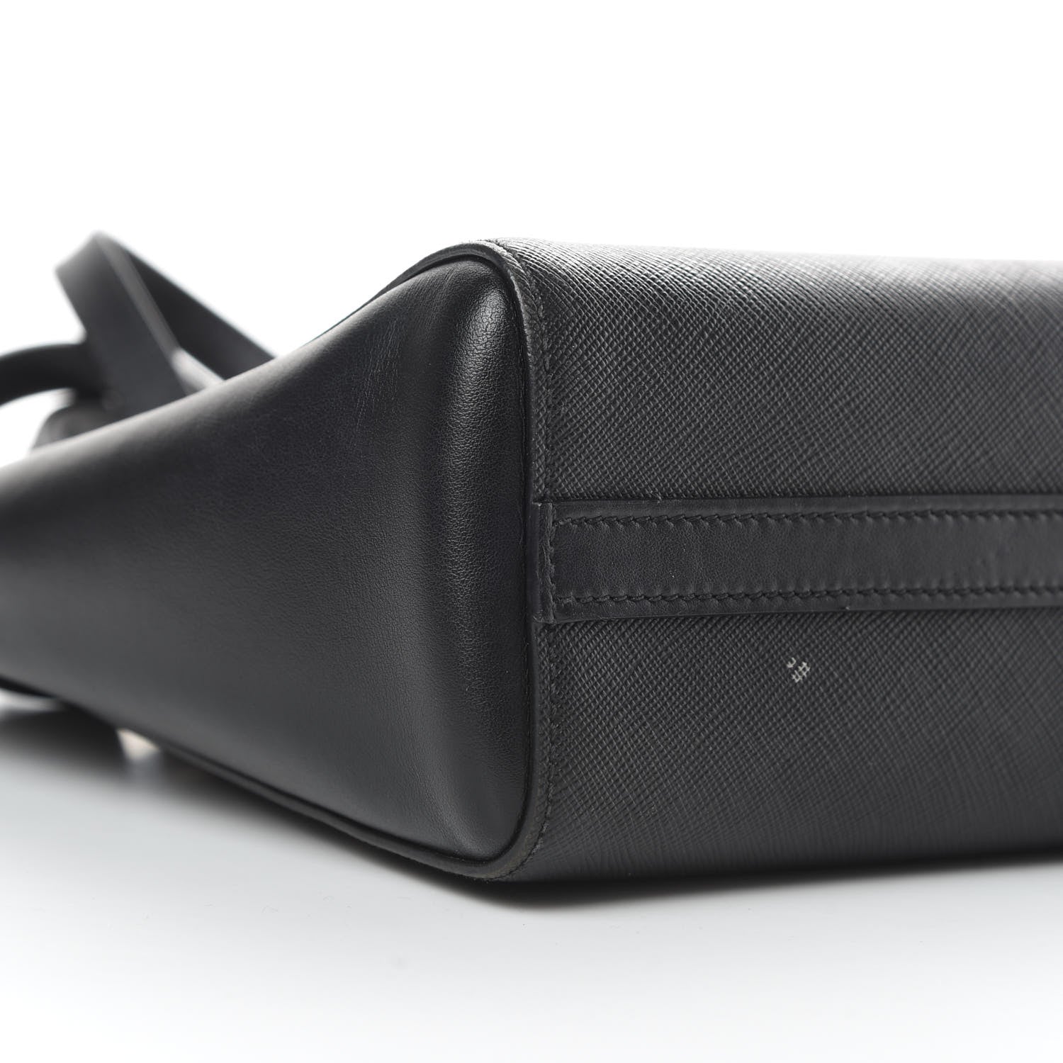 Prada Saffiano Soft Calfskin Zippered Tote Black 10 of 13