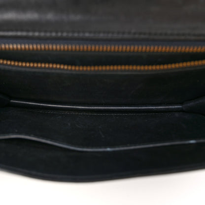 Hermes Box Annie Clutch Shoulder Bag Black 5 of 13